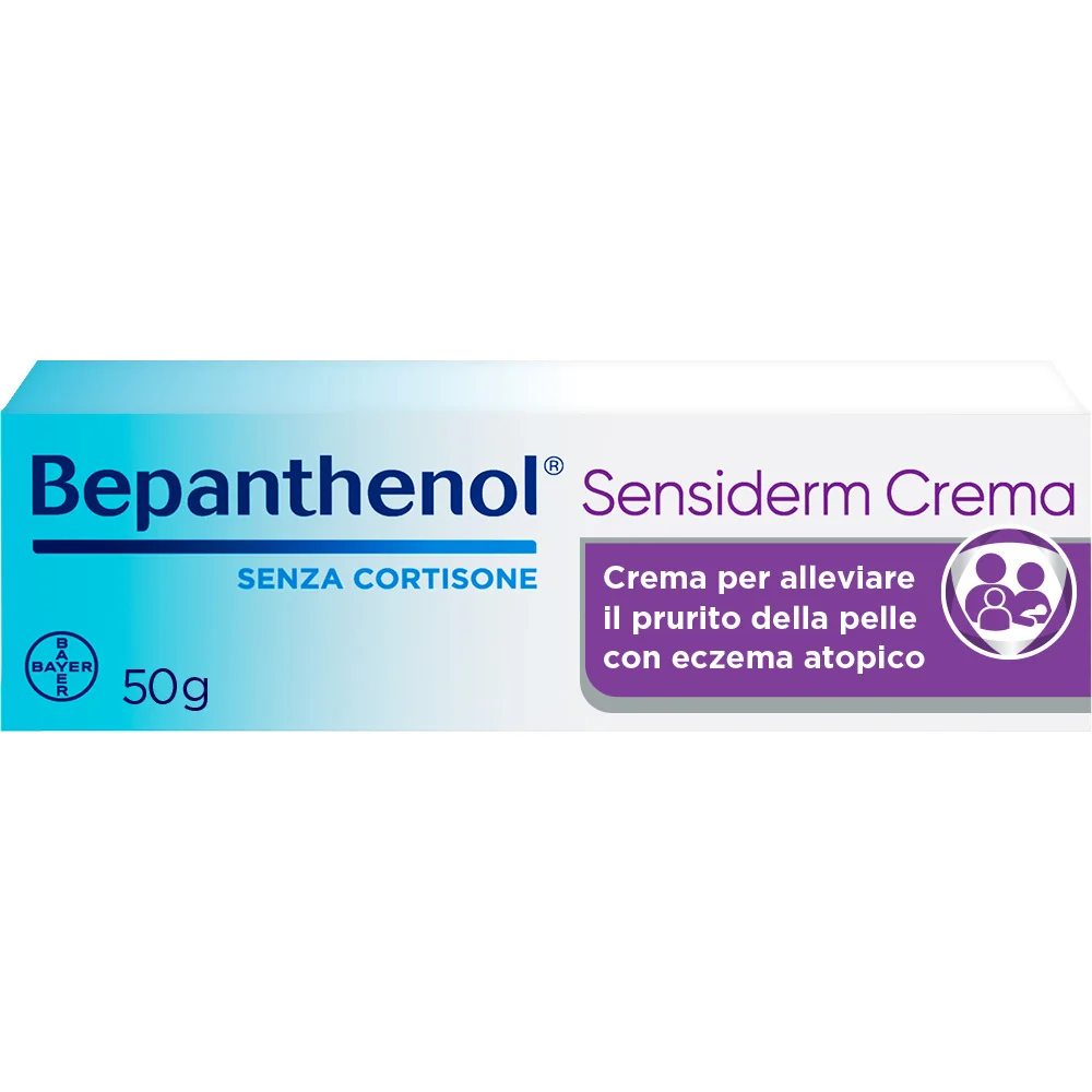 Bepanthenol Sensiderm Crema Lenitiva 50g Dermatite e Prurito