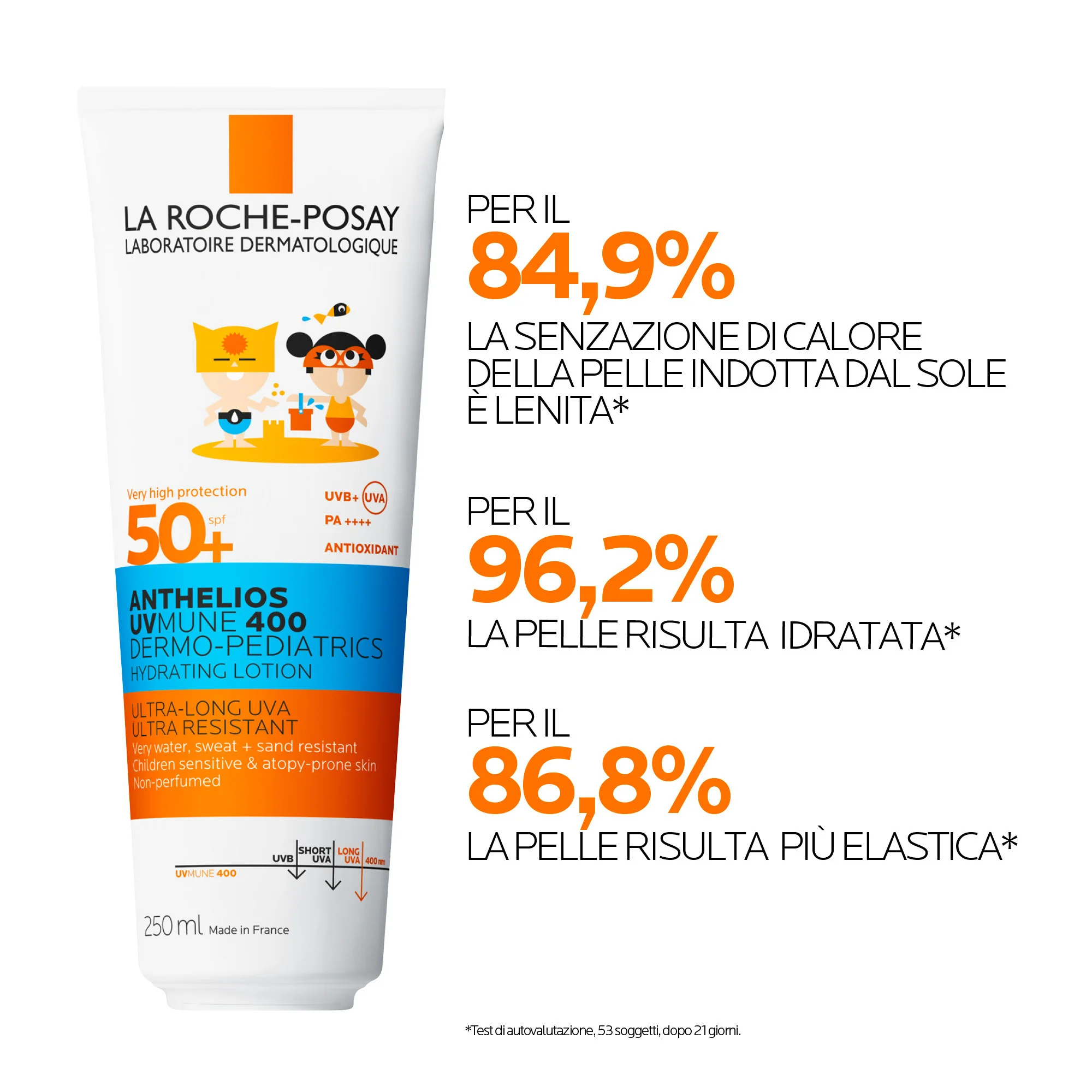 La Roche Posay Anthelios Latte Uvmune Bambini Spf50+ 250 ml Latte solare protettivo