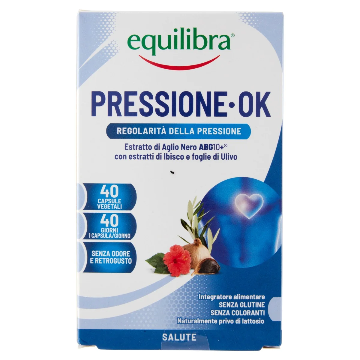 Equilibra Pressione Ok 40 Capsule Vegetali Regolarità della Pressione Arteriosa