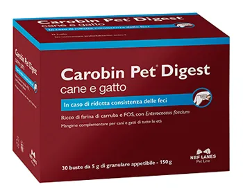 Carobin Pet Digest Granulare 30 Buste Da 5 G