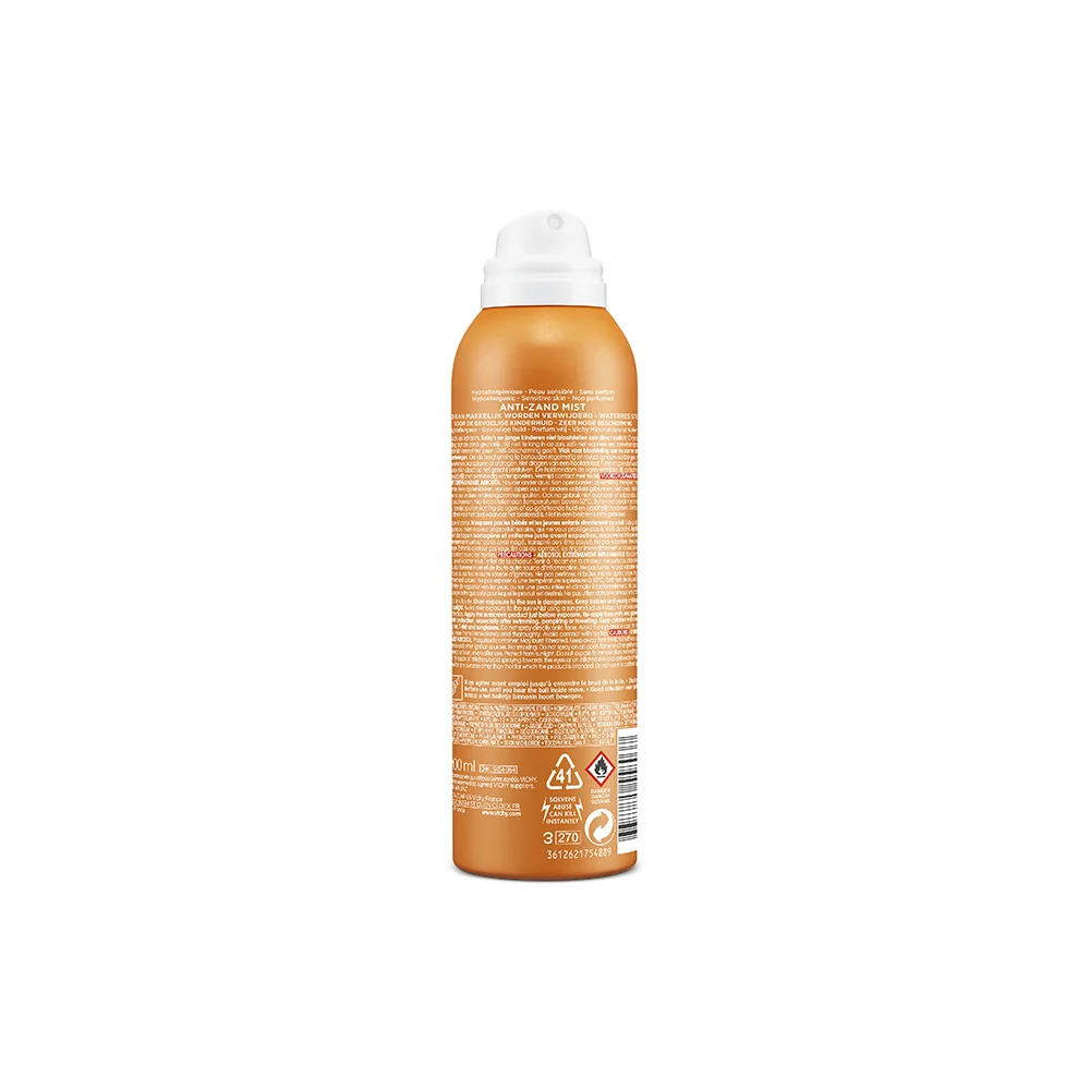 Vichy Ideal Soleil Spray Solare SPF50, 200 Ml Anti-sabbia per bambini