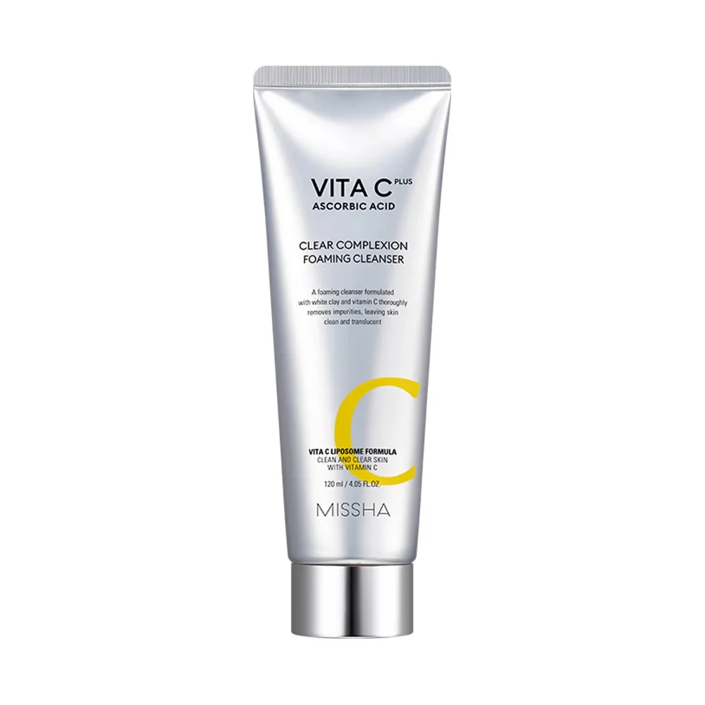 Missha Vita C Plus Clear Complexion Foaming Cleanser 120 ml Detergente Viso