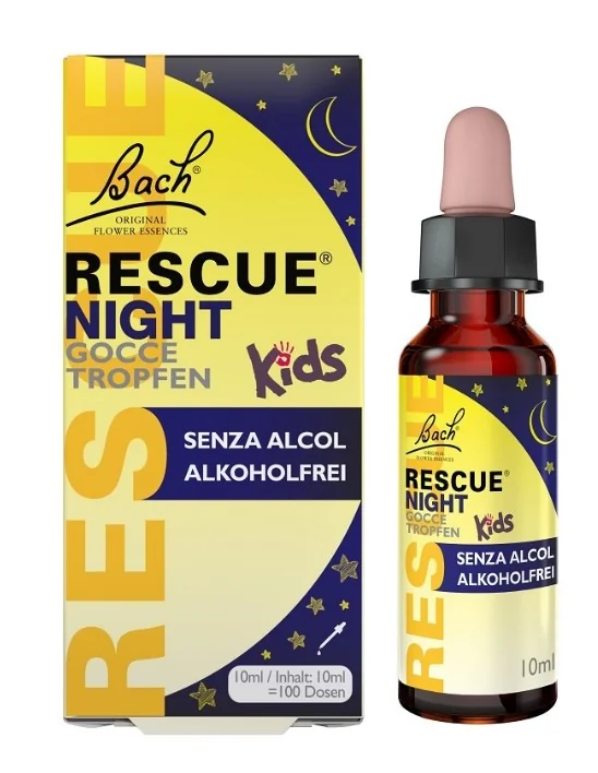 Rescue Night Kids Gocce 10Ml Per Dormire Serenamente