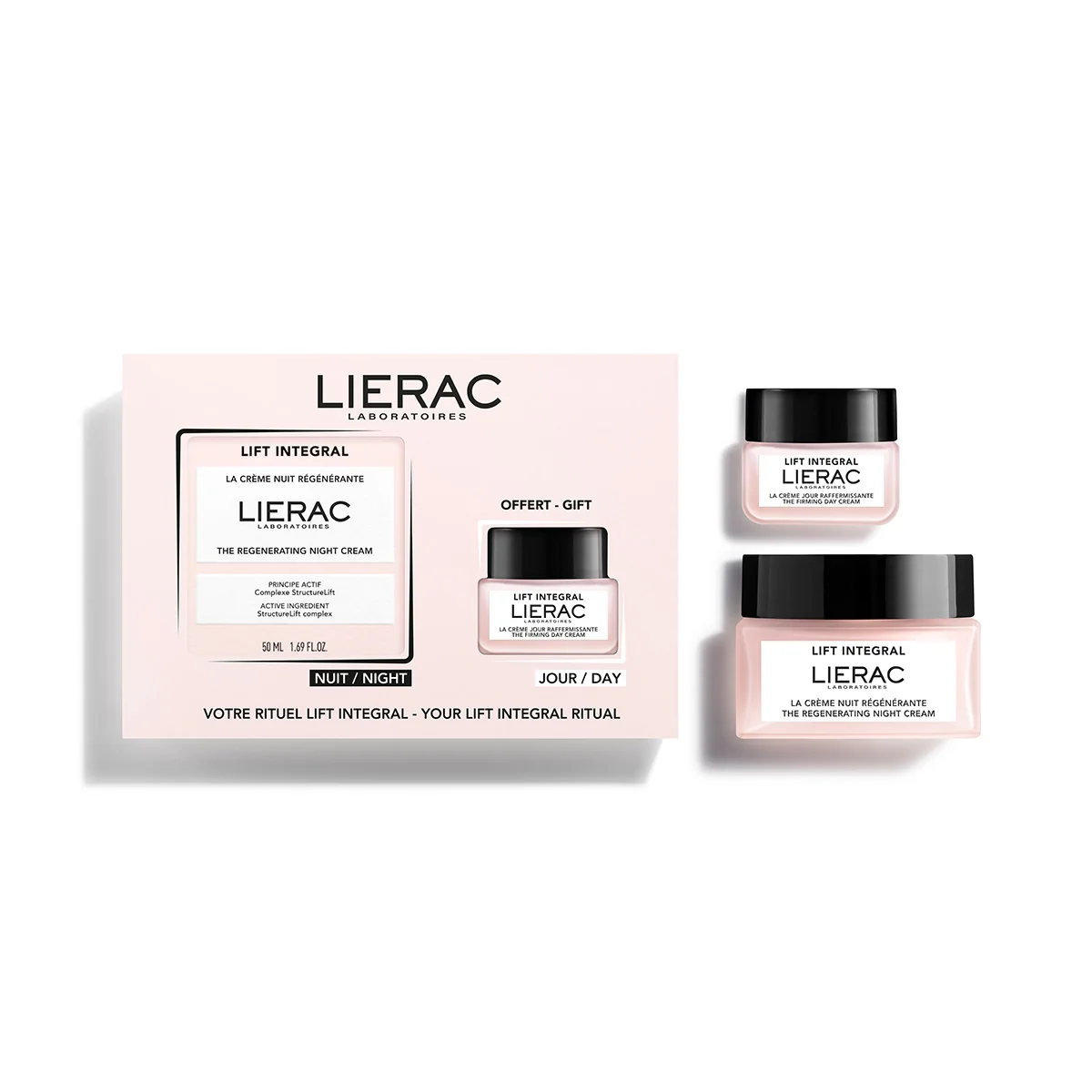 Lierac Cofanetto Lift Integral Crema Notte + Crema Giorno Lierac Cofanetto Lift Integral Crema Notte Liftante Rigenerante 50ml + Crema Giorno Rassodante 20 ml