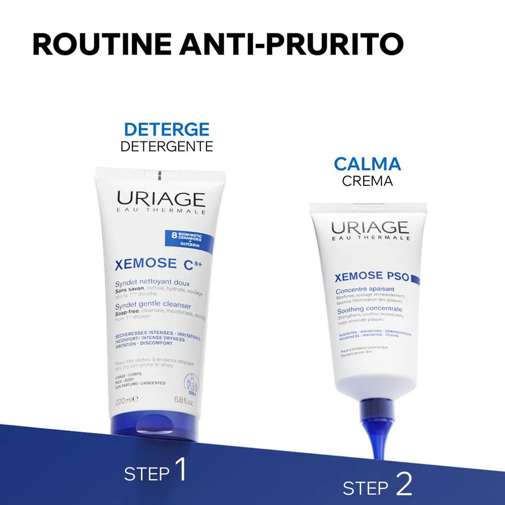 Uriage Xemose Pso Trattamento Concentrato Lenitivo 150 ml Pelle a Tendenza Psoriasica