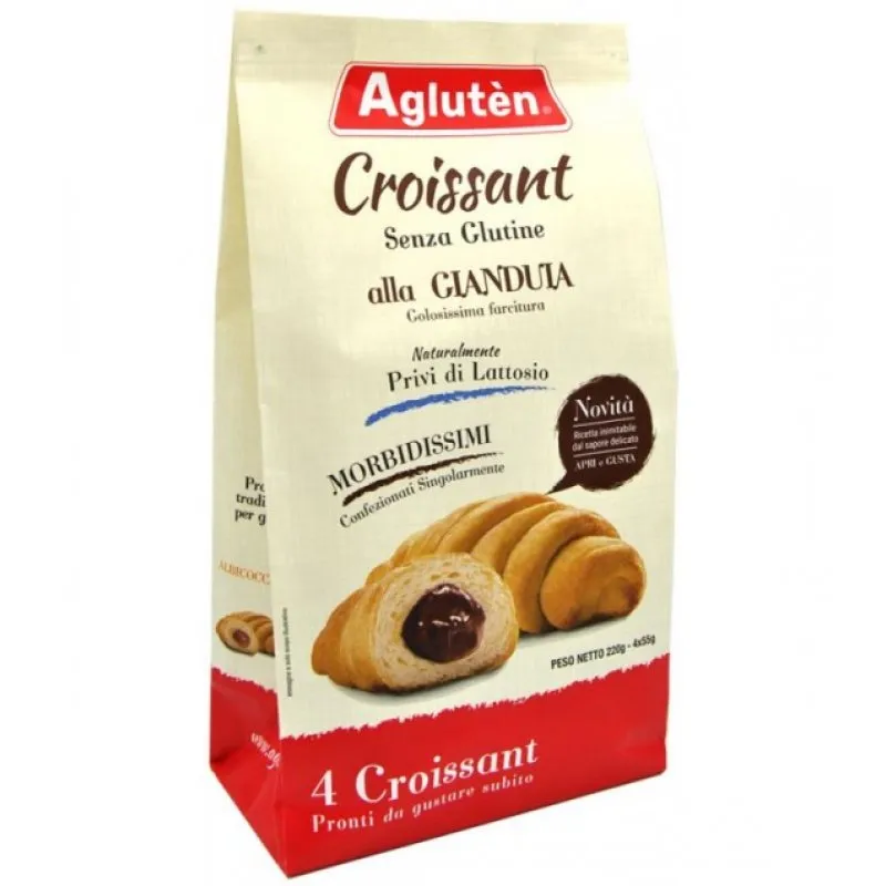 Agluten Croissant Gianduia 4 Pezzi