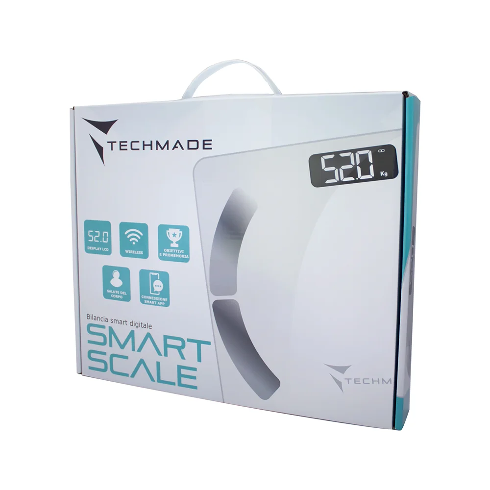 Techmade Bilancia Smart White Controllo Peso