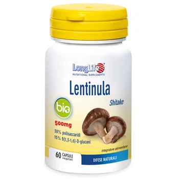 LongLife Lentinula Bio Integratore 60 Capsule Sistema Immunitario