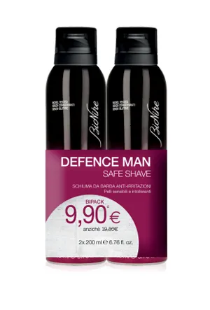 Bionike Defence Man Bipack Schiuma Barba 2x200 ml