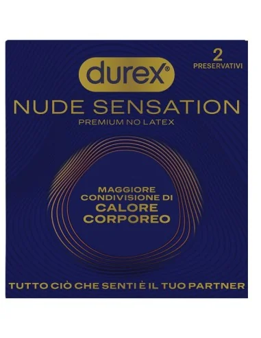 Preservativo Durex Nude Sensation 2 Pezzi Benessere Sessuale