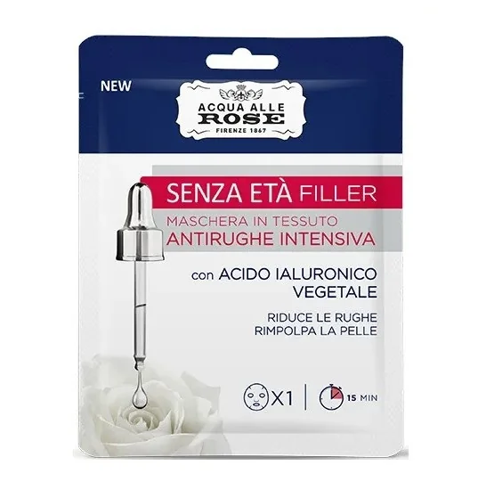 Acqua Alle Rose Senza Età Filler Maschera in Tessuto 1 Pezzo Antirughe Intensiva
