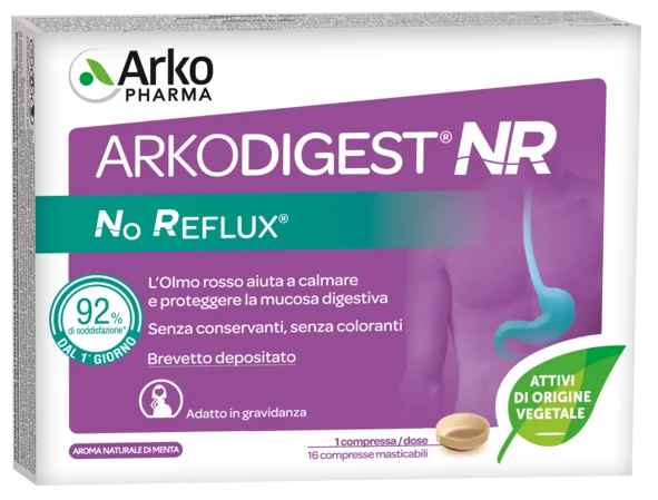 Arkopharma No Reflux 16 Compresse Integratore Digestivo