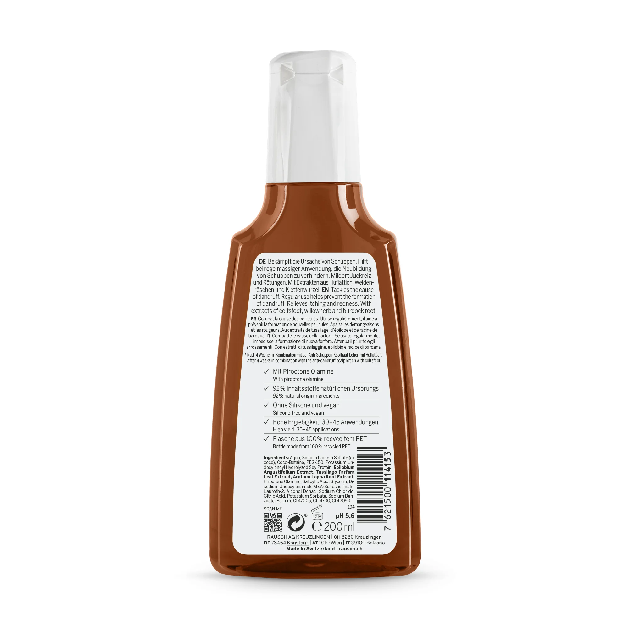 Rausch Shampoo Antiforfora Alla Tussilaggine 200 Ml