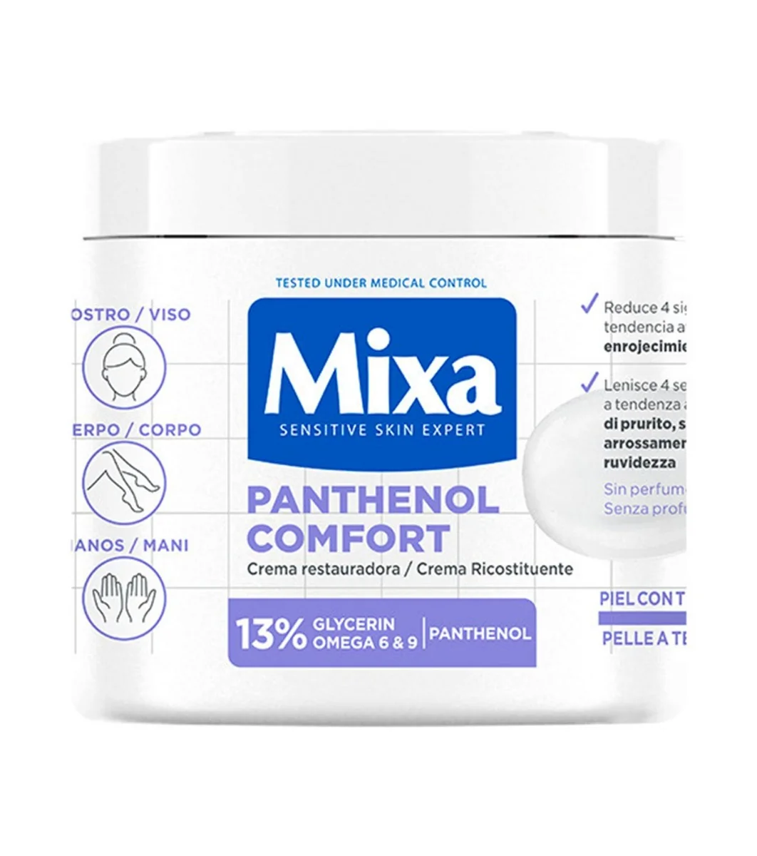 Mixa Body Panthenol Comfort Crema Lenitiva 400 Ml Nutriente e Ricostituente