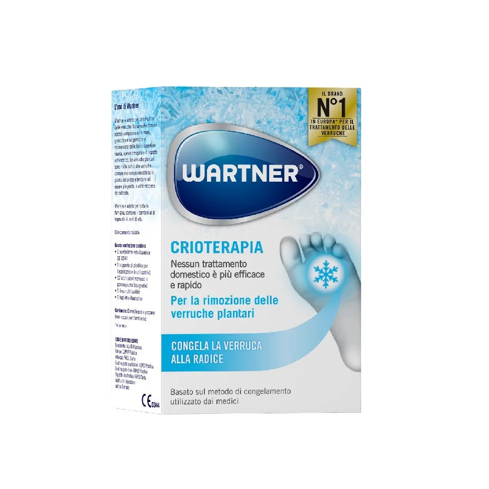 Wartner Spray Trattamento Verruche Plantari 12 Applicazioni Contro le Verruche