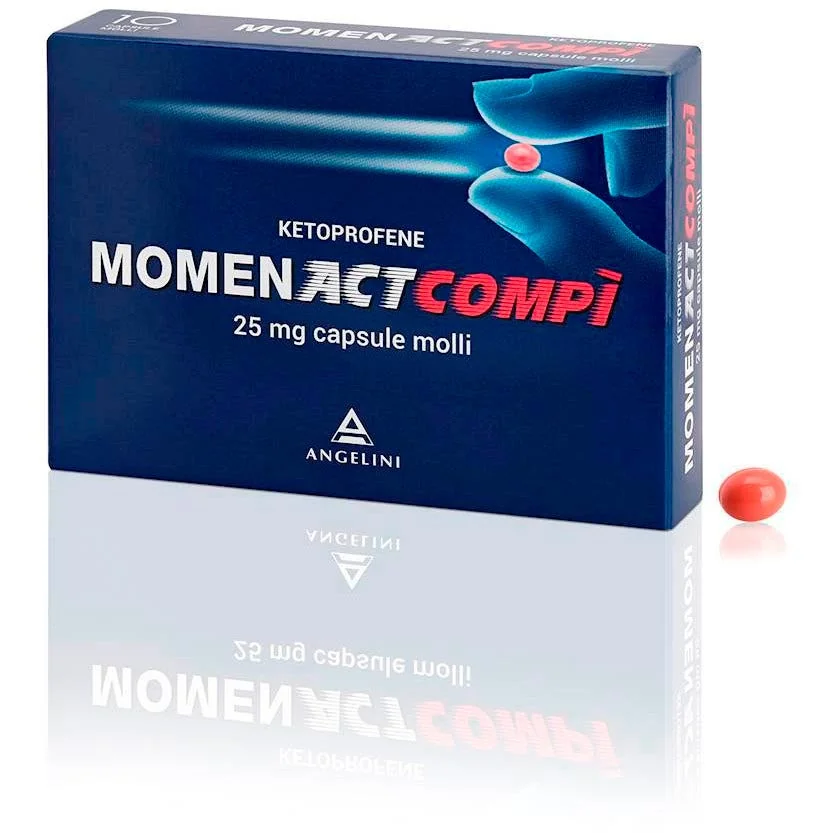 Momenact Compì 25 mg 10 Capsule Molli Antinfiammatorio