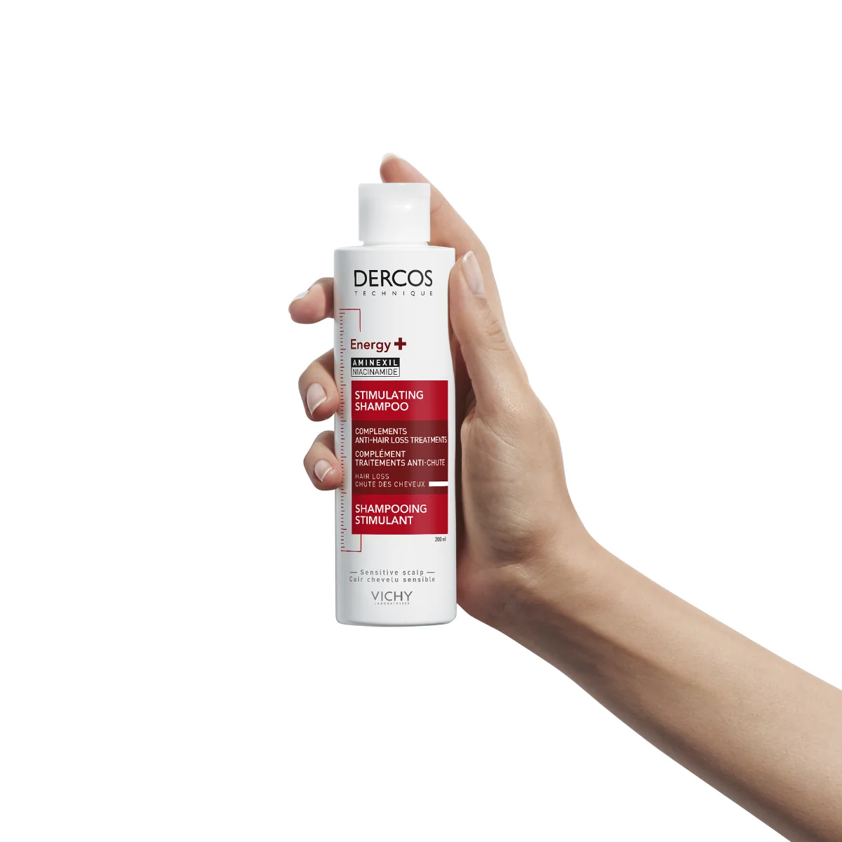 Vichy Dercos Shampoo Energizzante 200 ml Azione Rivitalizzante per Capelli Fragili
