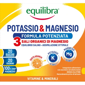 Potassio & Magnesio 3 20 Bustine Sali Minerali