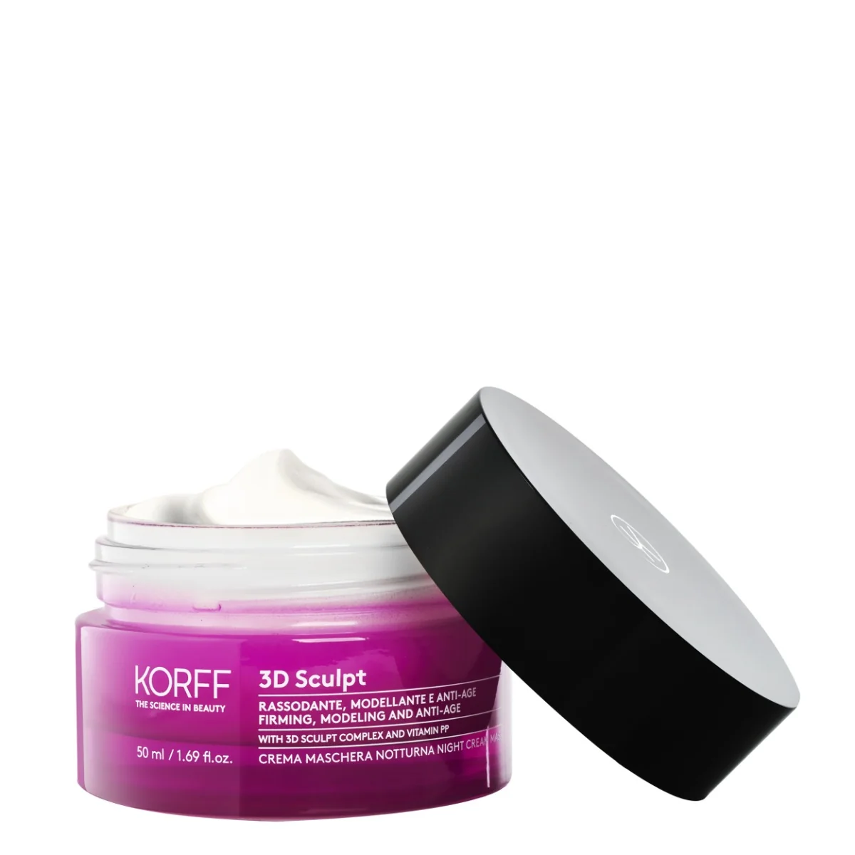 Korff 3D Sculpt Maschera Notte 50 ml Rassodante Viso e Collo