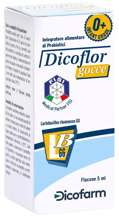 Dicoflor 5 ml Gocce - Integratore Fermenti Lattici