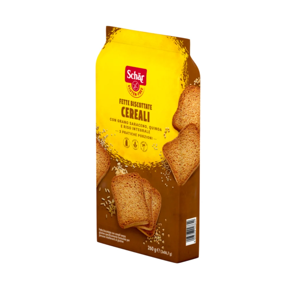 Schar Fette Biscottate Con Cereali Senza Glutine 260 g alimenti senza glutine