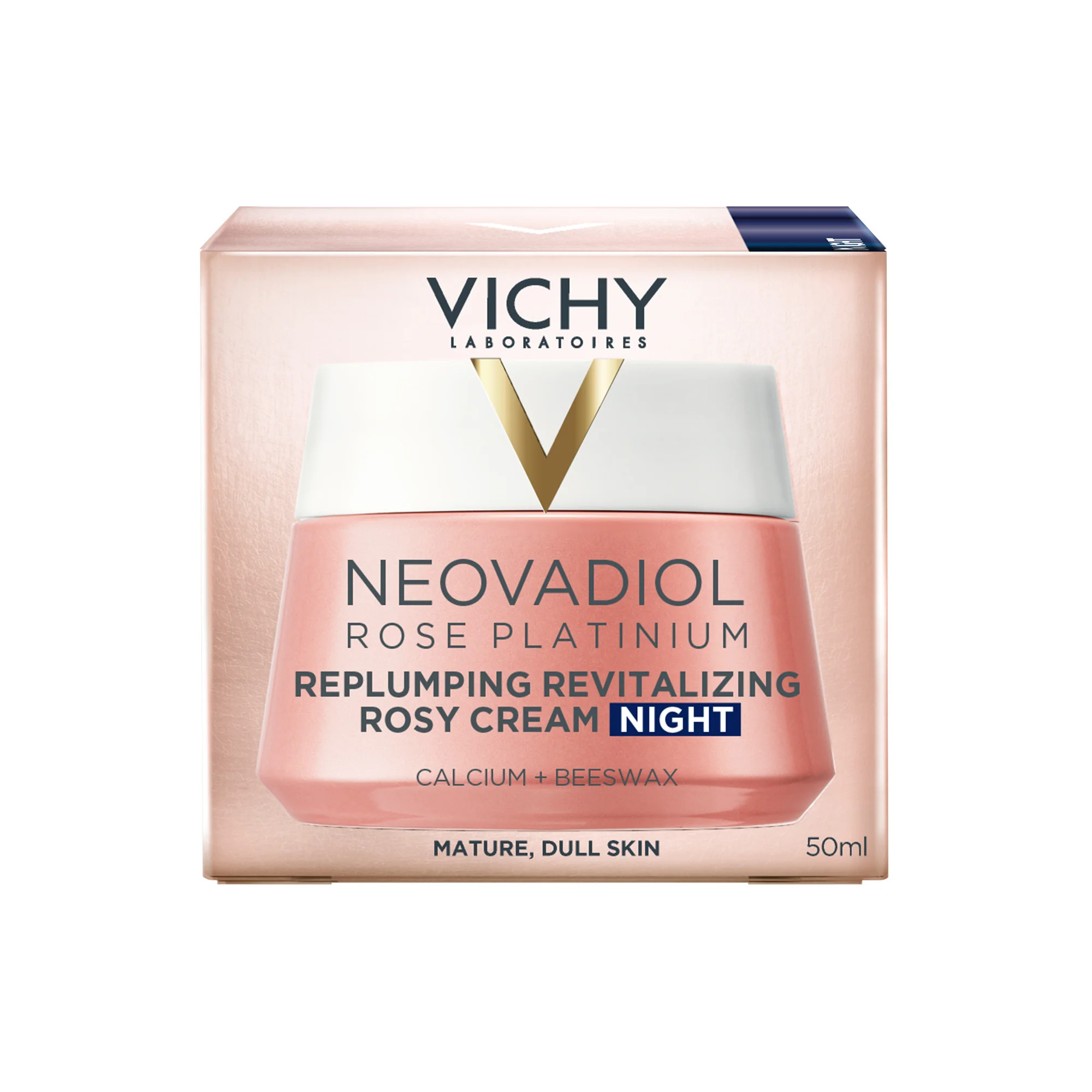 Vichy Neovadiol Rose Platinum Crema Notte 50 Ml Rivitalizzante e Rimpolpante