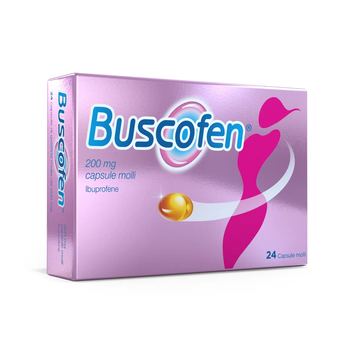 Buscofen 200 mg 24 Capsule Molli Ibuprofene Analgesico