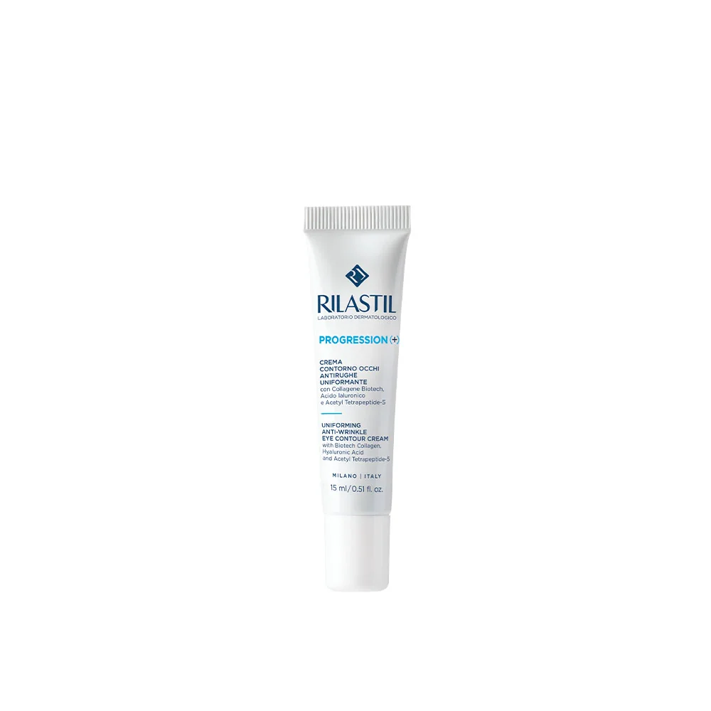 Rilastil Progression Contorno Occhi Antirughe Uniformante 15 ml Per la Pelle Sensibile del Contorno Occhi