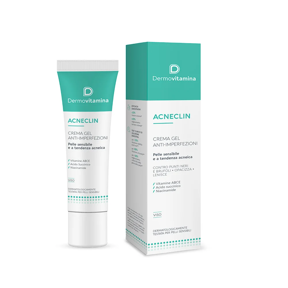 Dermovitamina Acneclin Crema Gel 40 ml Anti imperfezioni