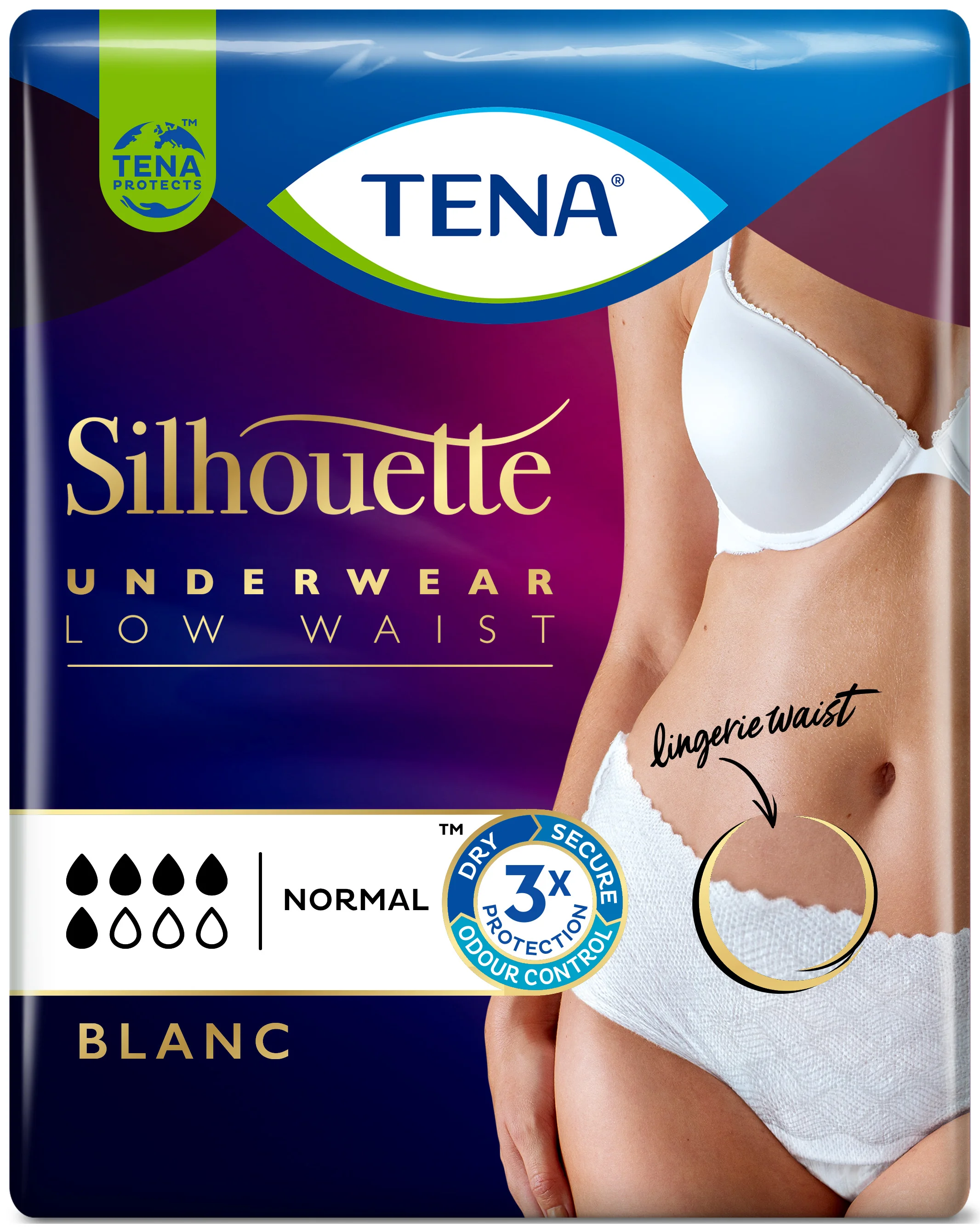 Tena Silhouette Blanc M 6 Pezzi Mutandina Assorbente