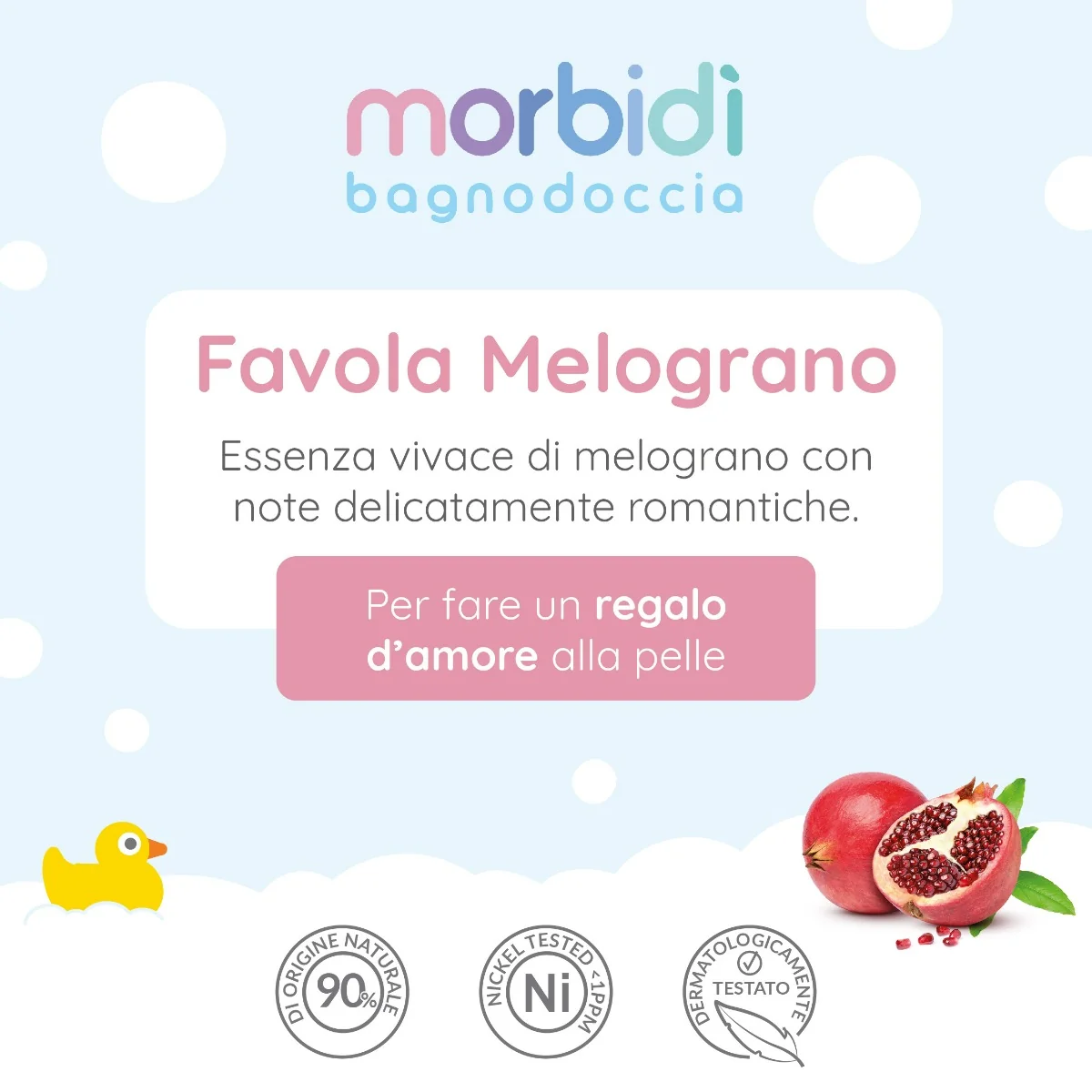 Morbidi' Doccia Melograno 250 ml Detergente Corpo