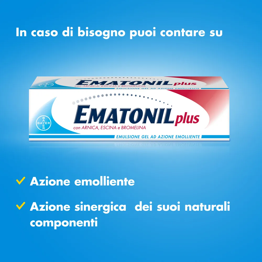 Ematonil Plus 50 ml Emulsione Gel Contusioni ed Edemi