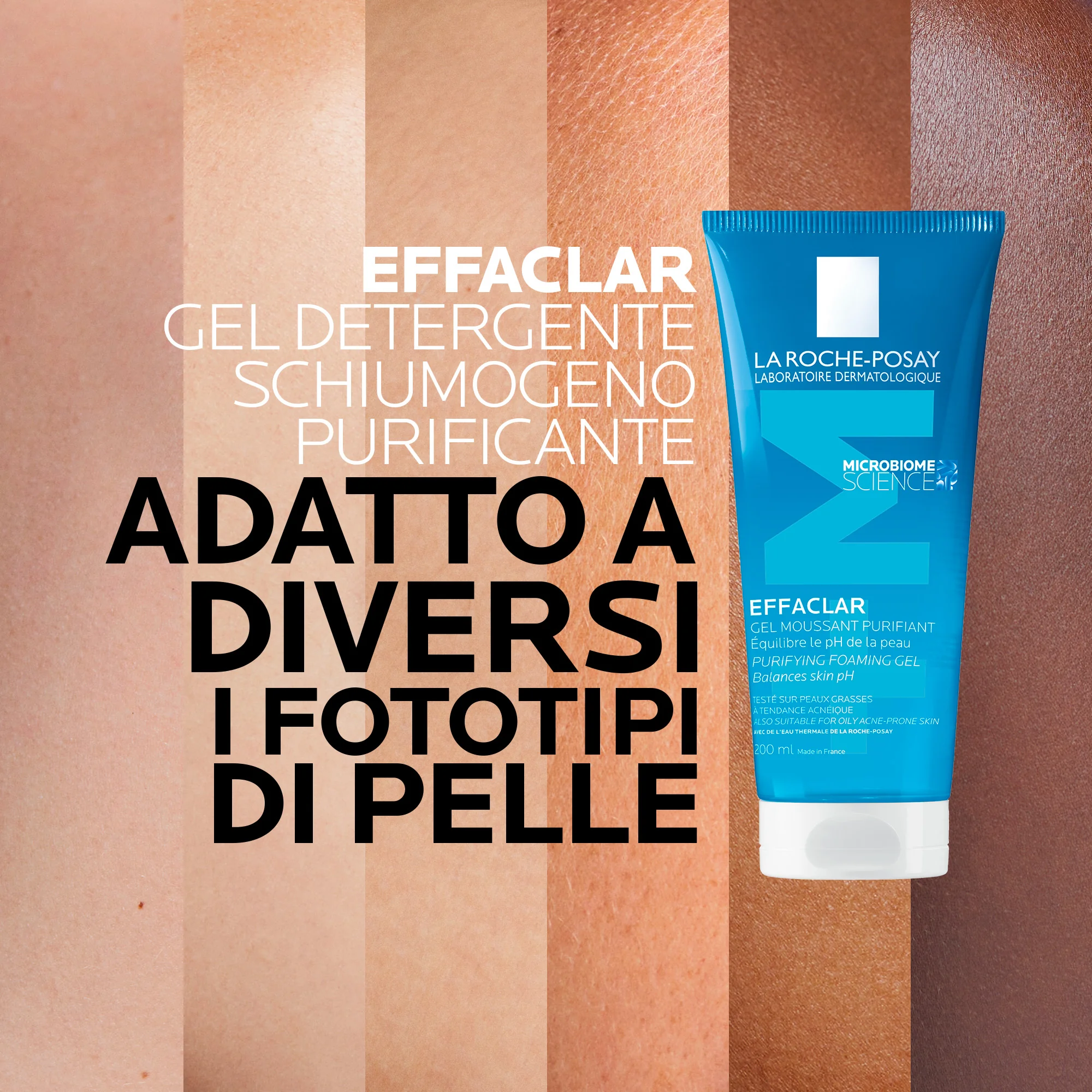 La Roche Posay Effaclar Gel Anti-Imperfezioni 200 ml Detergente purificante