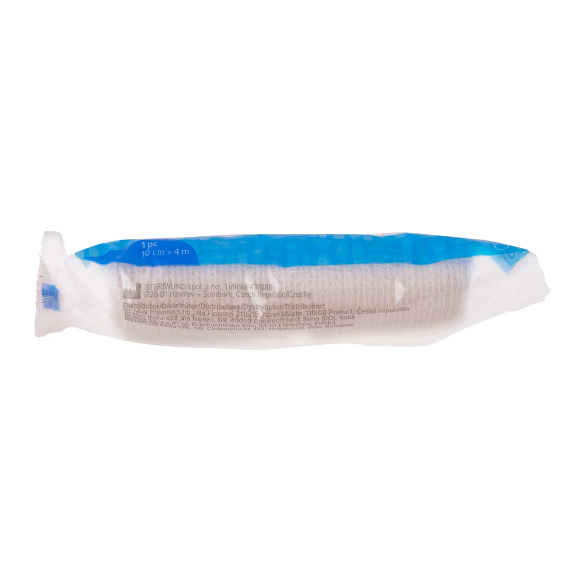 Dr.Max Elastic Fixation Bandage 10 cm x 4 m Benda Elastica Per la Medicazione delle Ferite