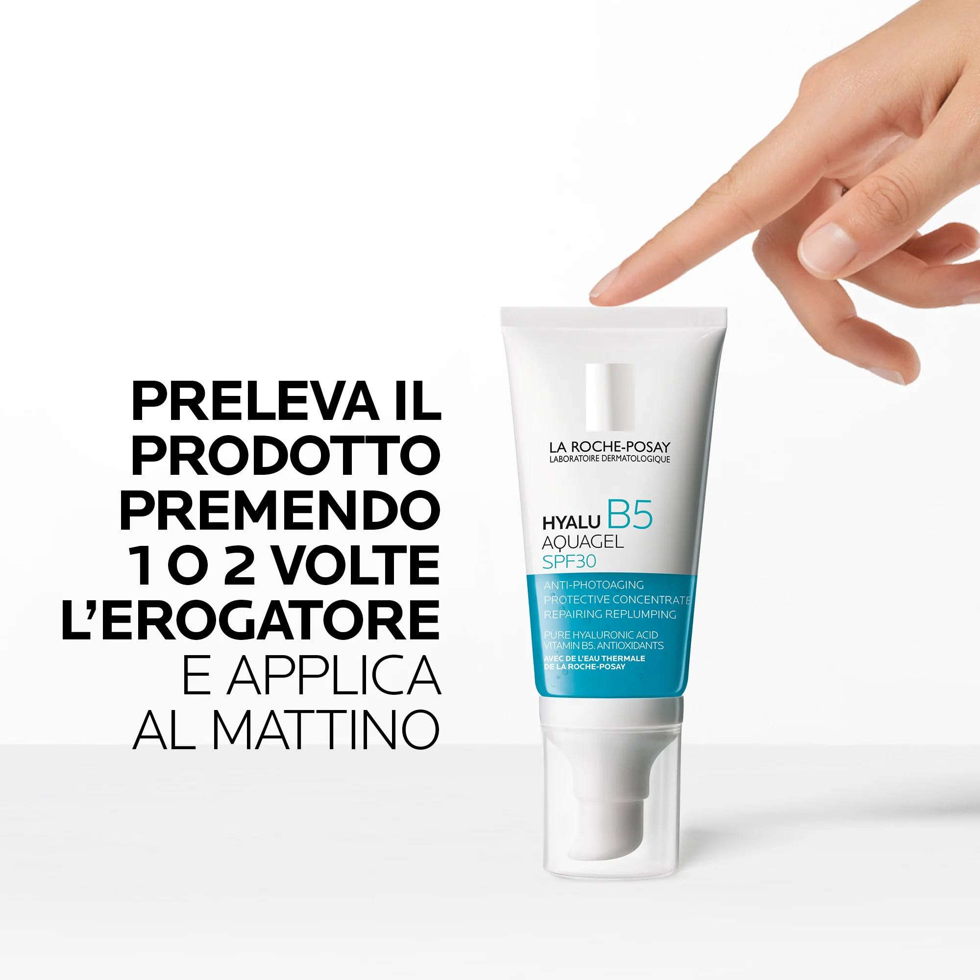 La Roche Posay Hyalu B5 Aquagel Spf30 50 ml Trattamento quotidiano riparatore