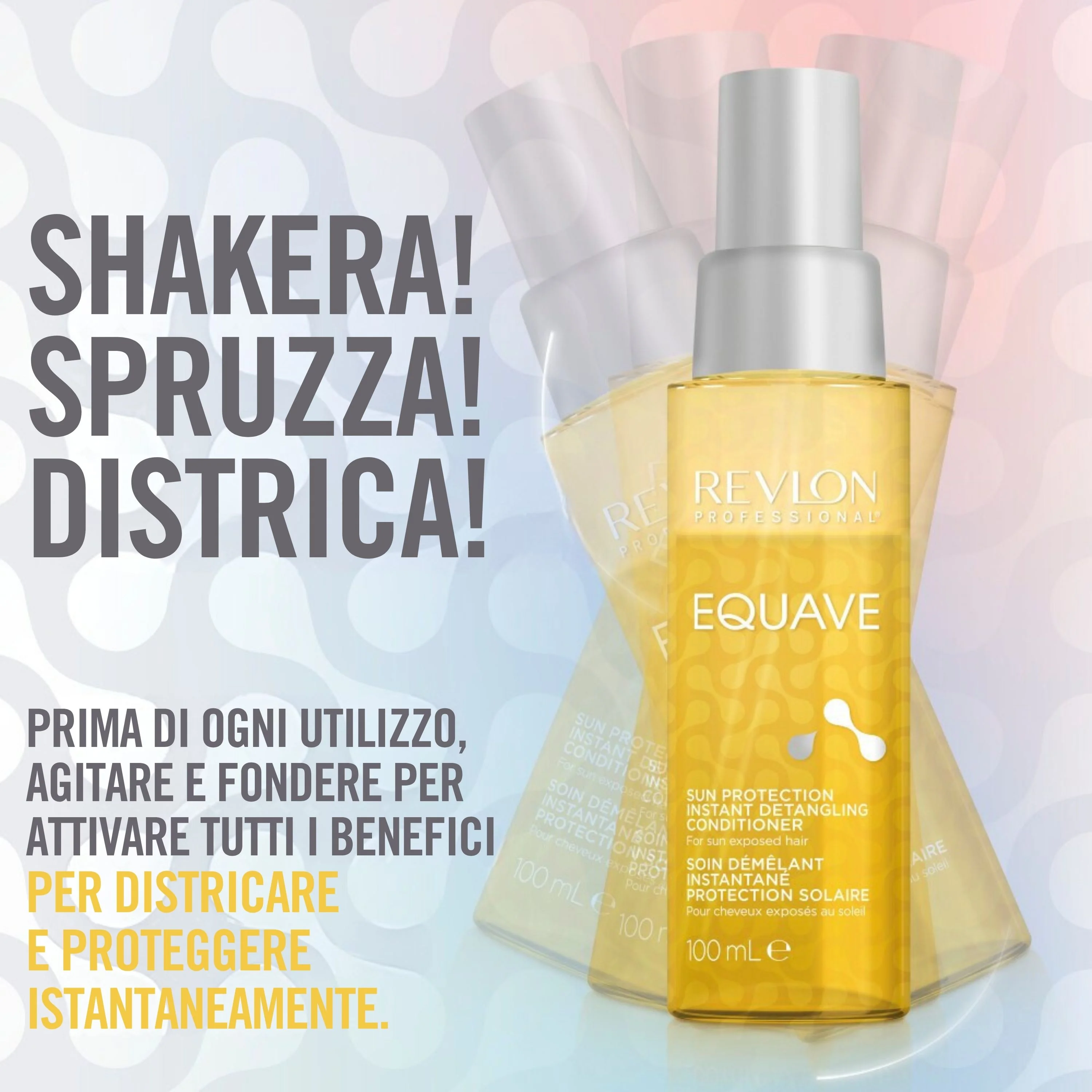 Revlon Equave Sun Protection Conditioner 100 ml Bifasico capelli districante protezione UV