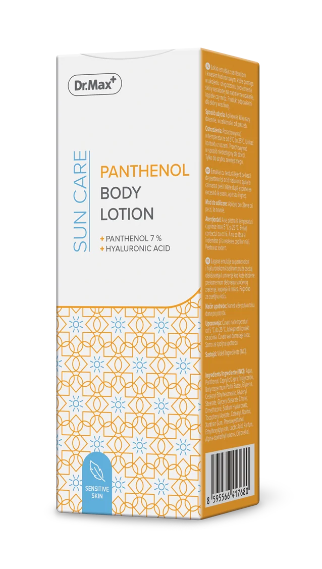 Dr. Max Crema Corpo al Pantenolo 200Ml Idratante e Lenitiva