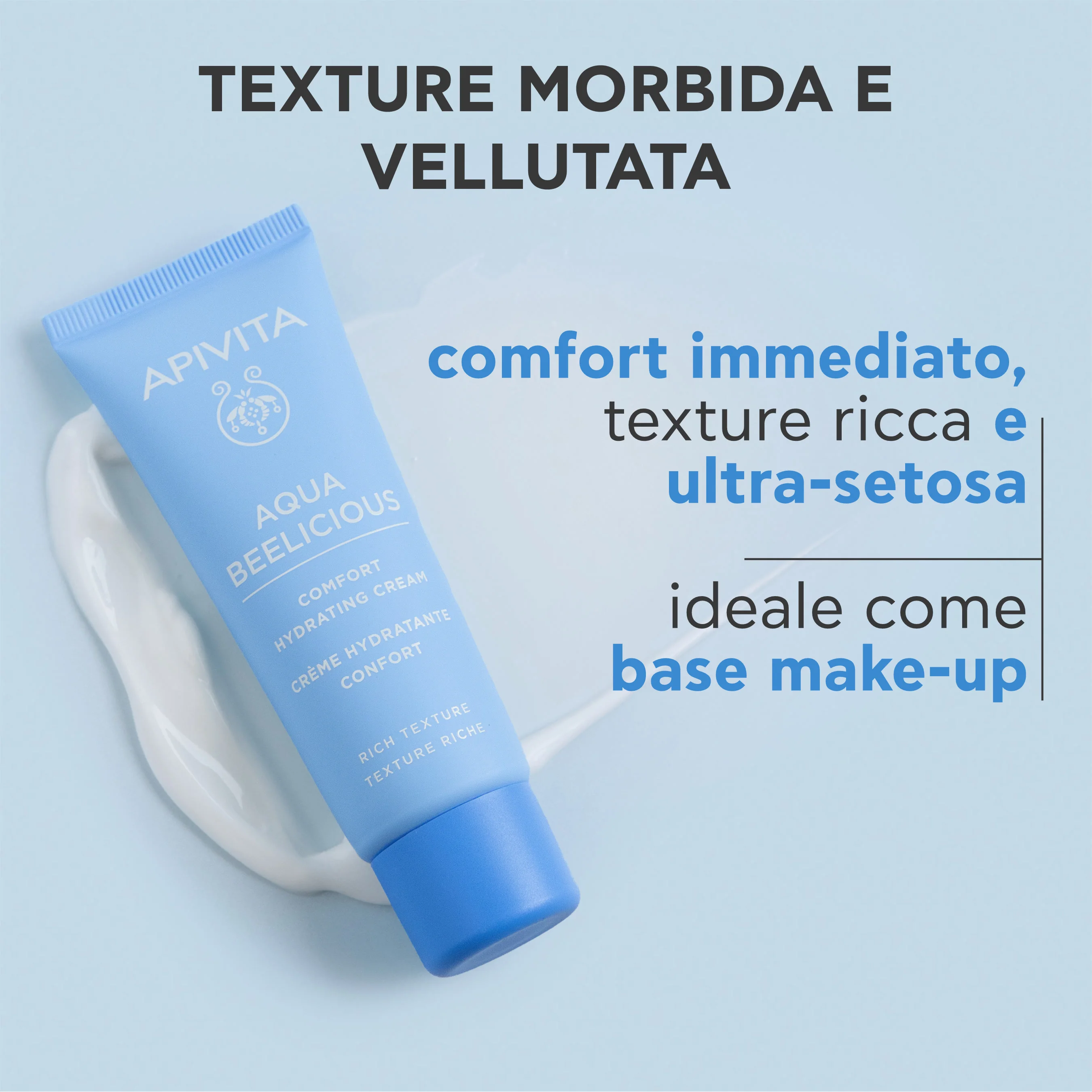Apivita Aqua Beelicious Crema Comfort 40 ml Idratante