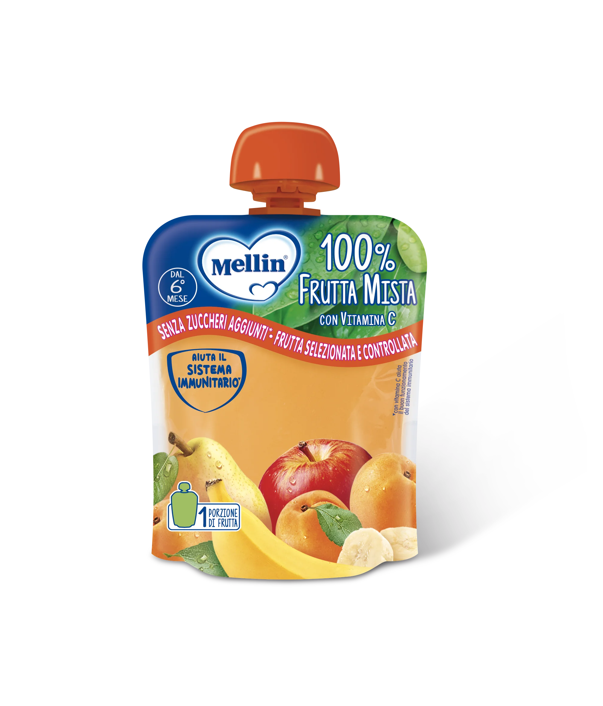 Mellin Pouch 90 G Frutta Mista