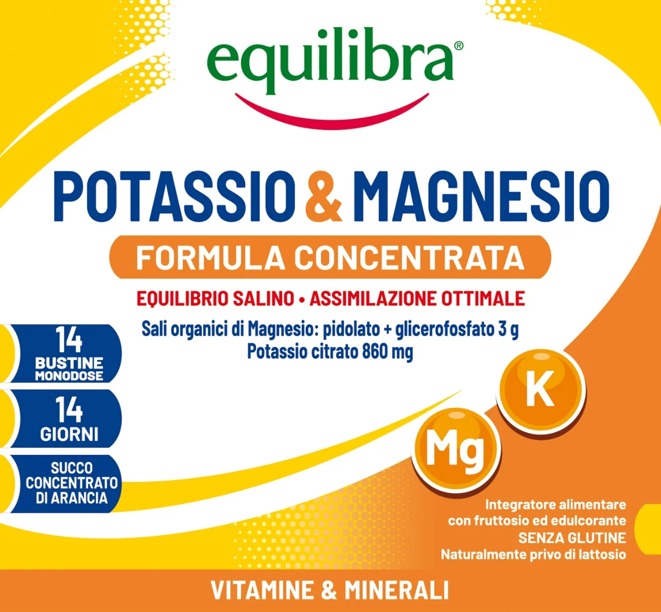 Equilibra Potassio&Magnesio 14 Bustine Sali Minerali