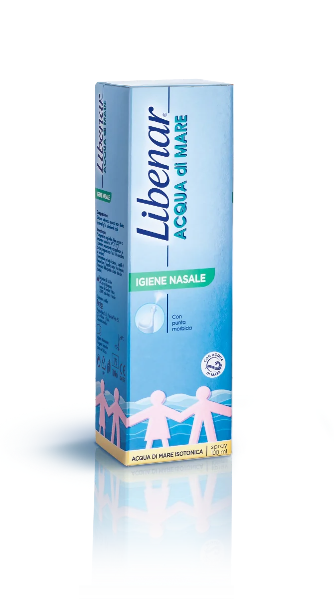 Libenar Acqua di Mare Spray Isotonica 100 ml Igiene Nasale