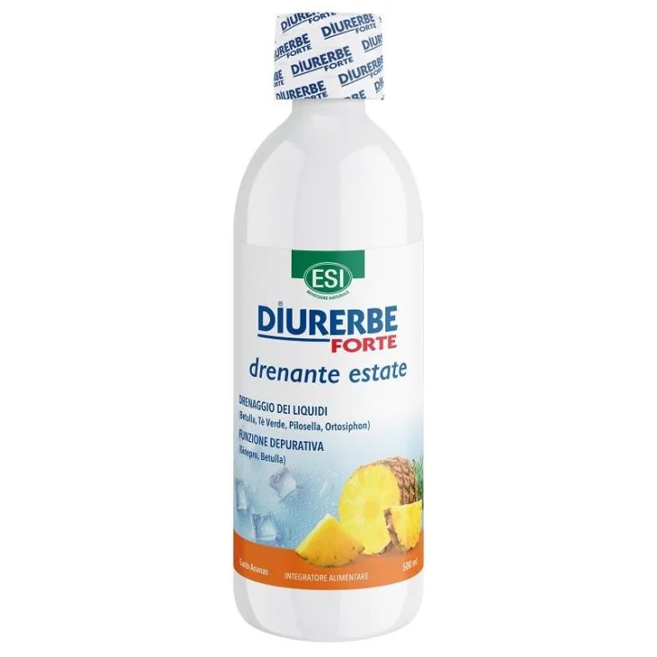 Esi Diurerbe Forte Drenante Estate Ananas 500 Ml Integratore Depurativo