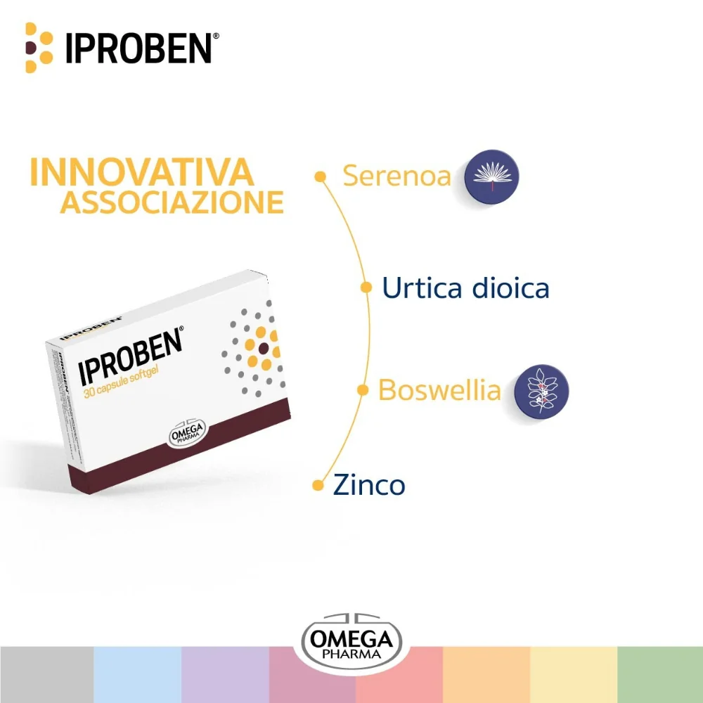 Iproben Integratore Benessere Prostata 30 Capsule