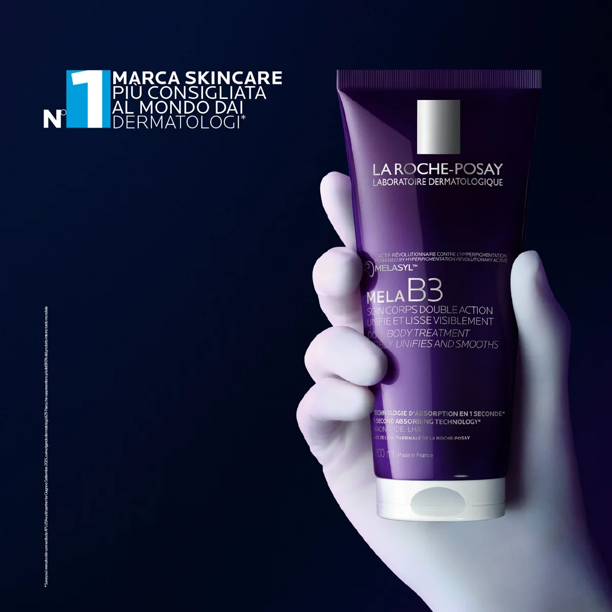 La Roche-Posay Mela B3 Trattamento corpo 200 ml Con Melasyl, Niacinamide e LHA