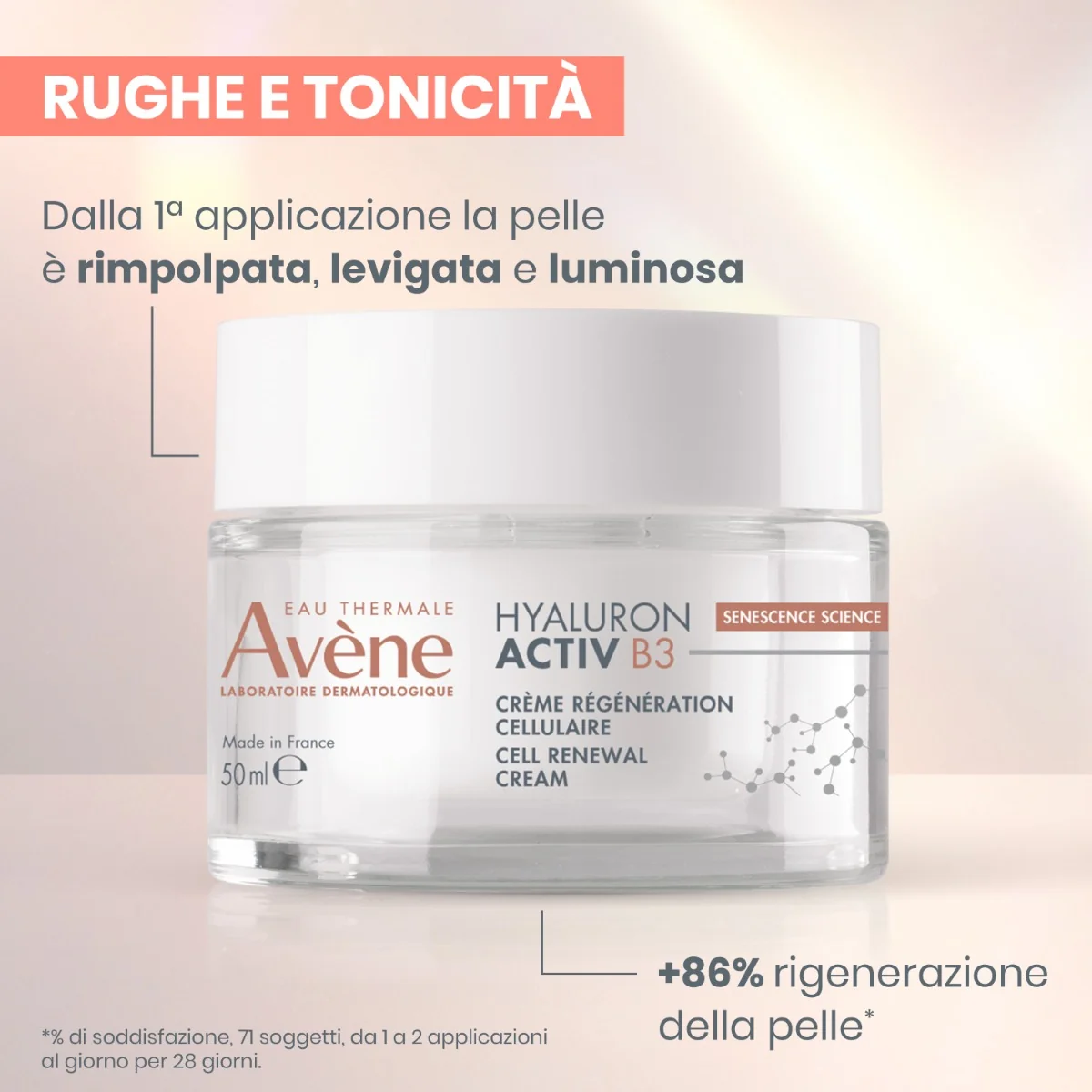 Avene Hyaluron Activ B3 Crema Giorno 50 Ml