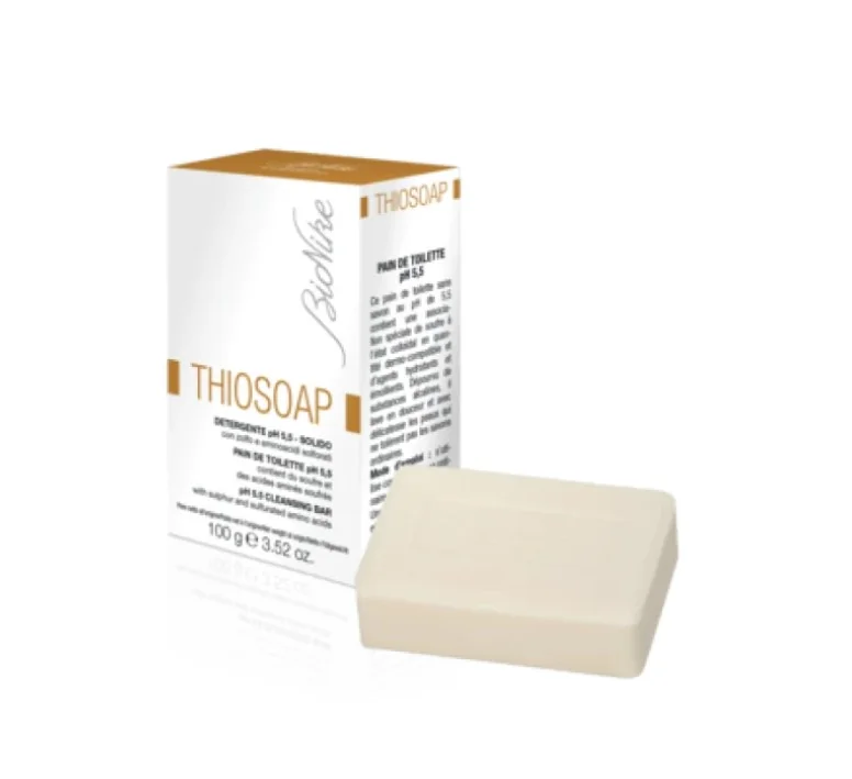 Bionike Thiosoap Saponetta allo Zolfo pH 5.5 100 g Detergente Solido