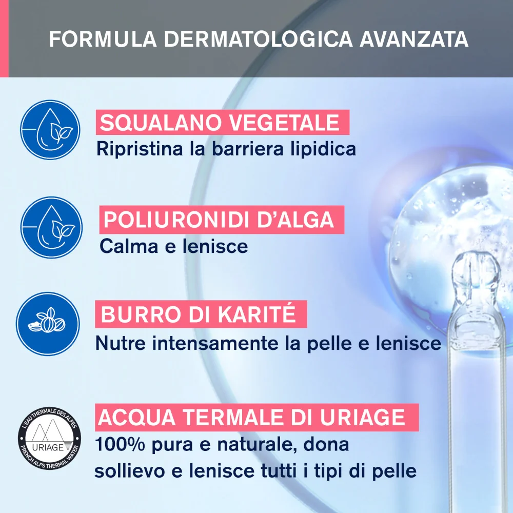 Uriage Tolederm Control Crema Ricca Lenitiva 50 ml Pelle Sensibile
