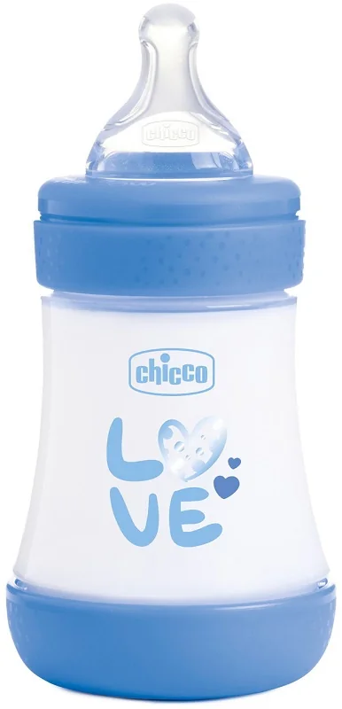 Chicco Biberon P5 150Ml Slow Silicone Boy