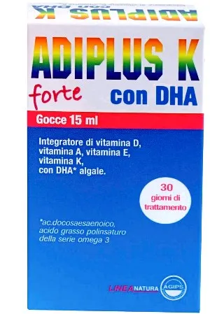 Adiplus-K Forte Integartore con DHA Gocce 15 ml