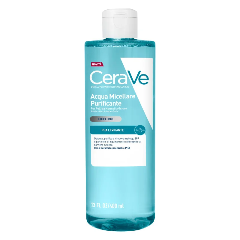 Cerave Acqua Micellare Purificante 400 ml Trattamento Detergente Viso